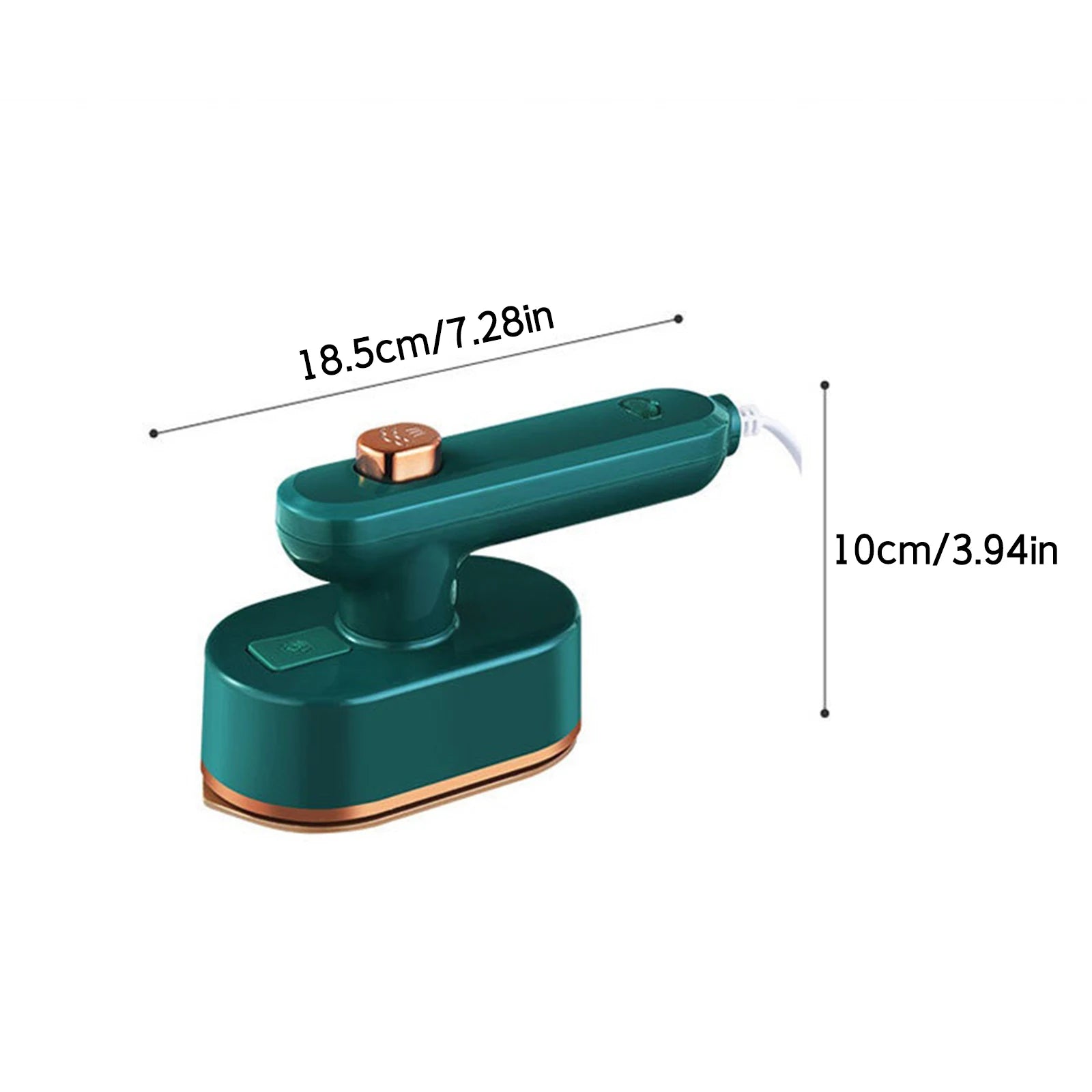 50ML Mini Handheld Steam Iron 40W Foldable Wet Dry Ironing Machine Household Travel Fast Heating for Clothes Fabric Wrinkle Zpaxo