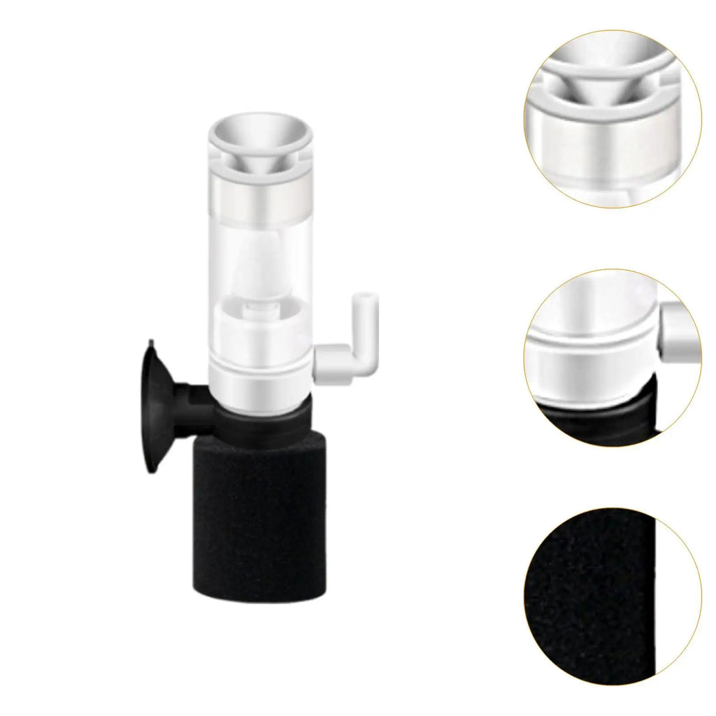 Silent Mini Biochemical Sponge Filter Pump for Small Fish Tanks Aquarium Sponge Filter Zpaxo