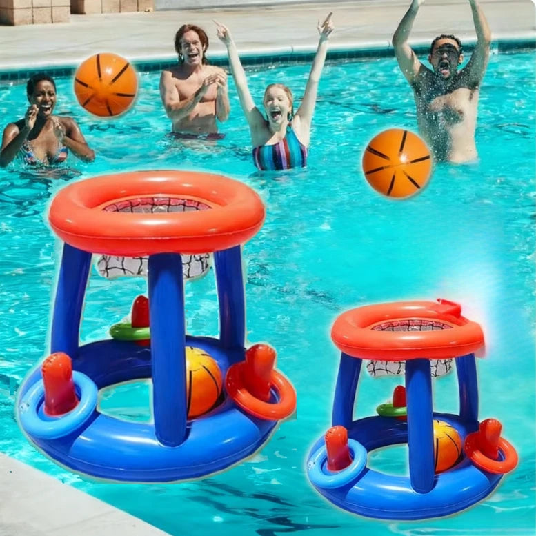 Inflatable Water Basketball Hoop – Pool Float Toy for Kids Inflatable Pool Toy Zpaxo