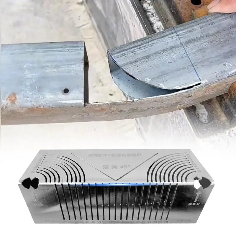 Arc Marking Ruler Construction Tool Folding Linear Dualpurpose