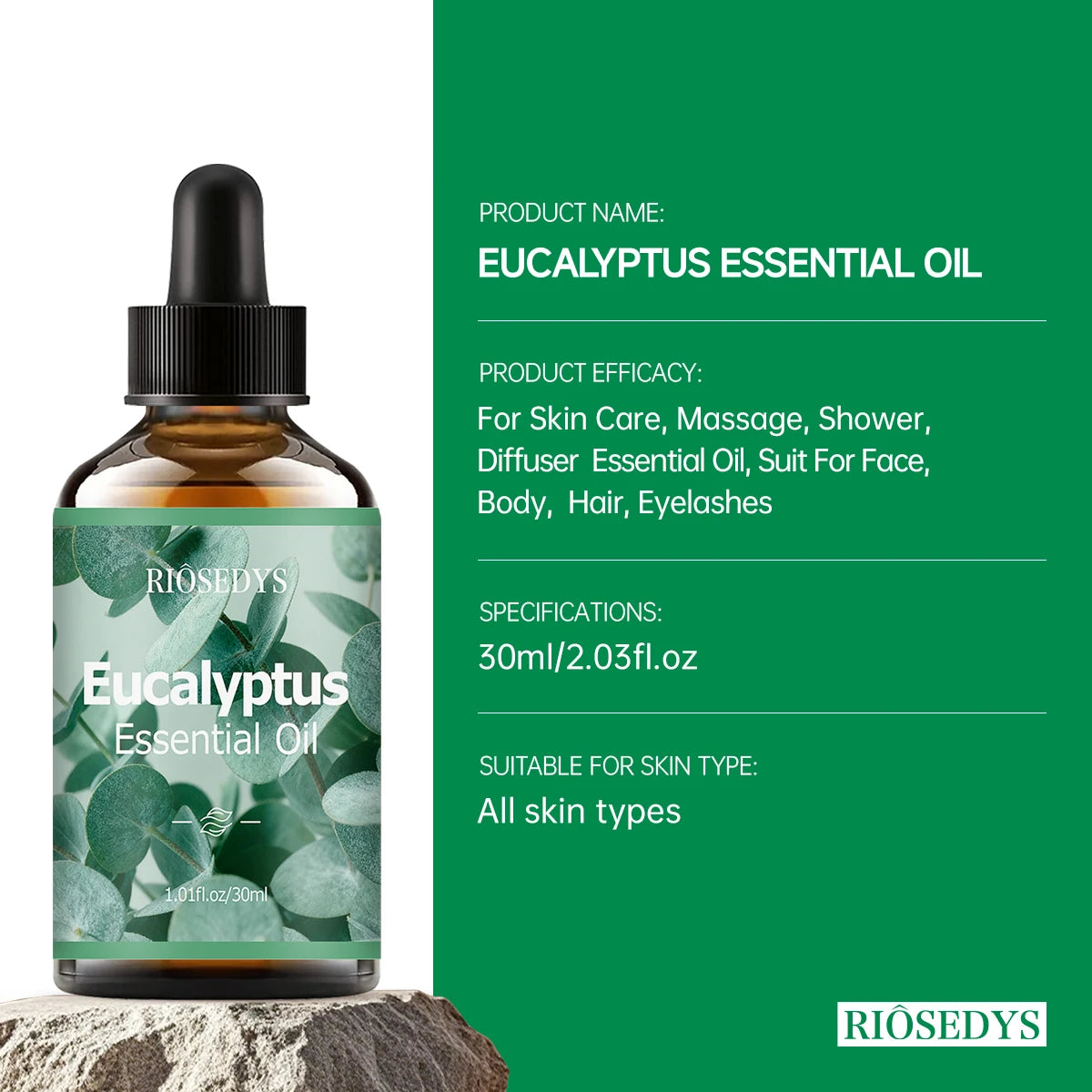 Eucalyptus Essential Oil Botanical Fragrance Nourishes Hair Provides Zpaxo