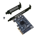 PCIE to Type-E Expansion Card PCI Express X4 to Type E USB 3.2 GEN2 20Gb Riser Board ASM3242 Chip for Desktop Front Panel Type C Zpaxo Black