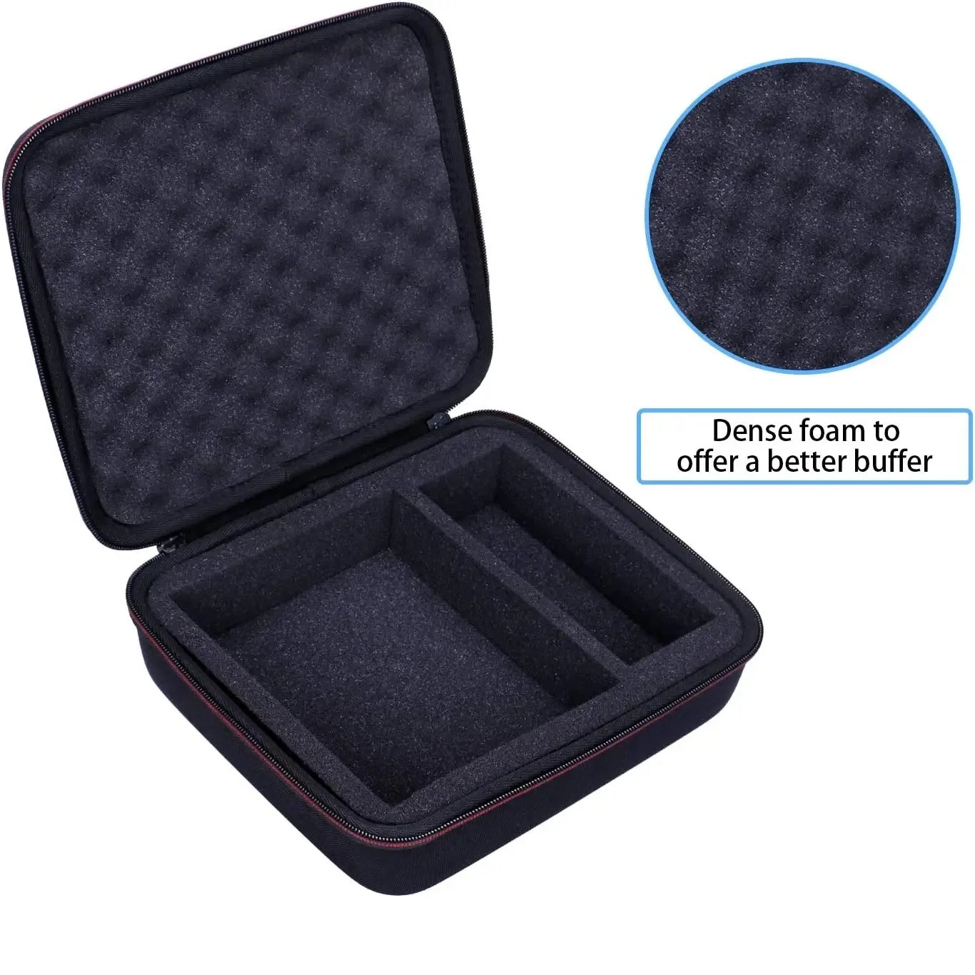 Desktop External Hard Drive Travel Protective Carrying Storage Bag Zpaxo black