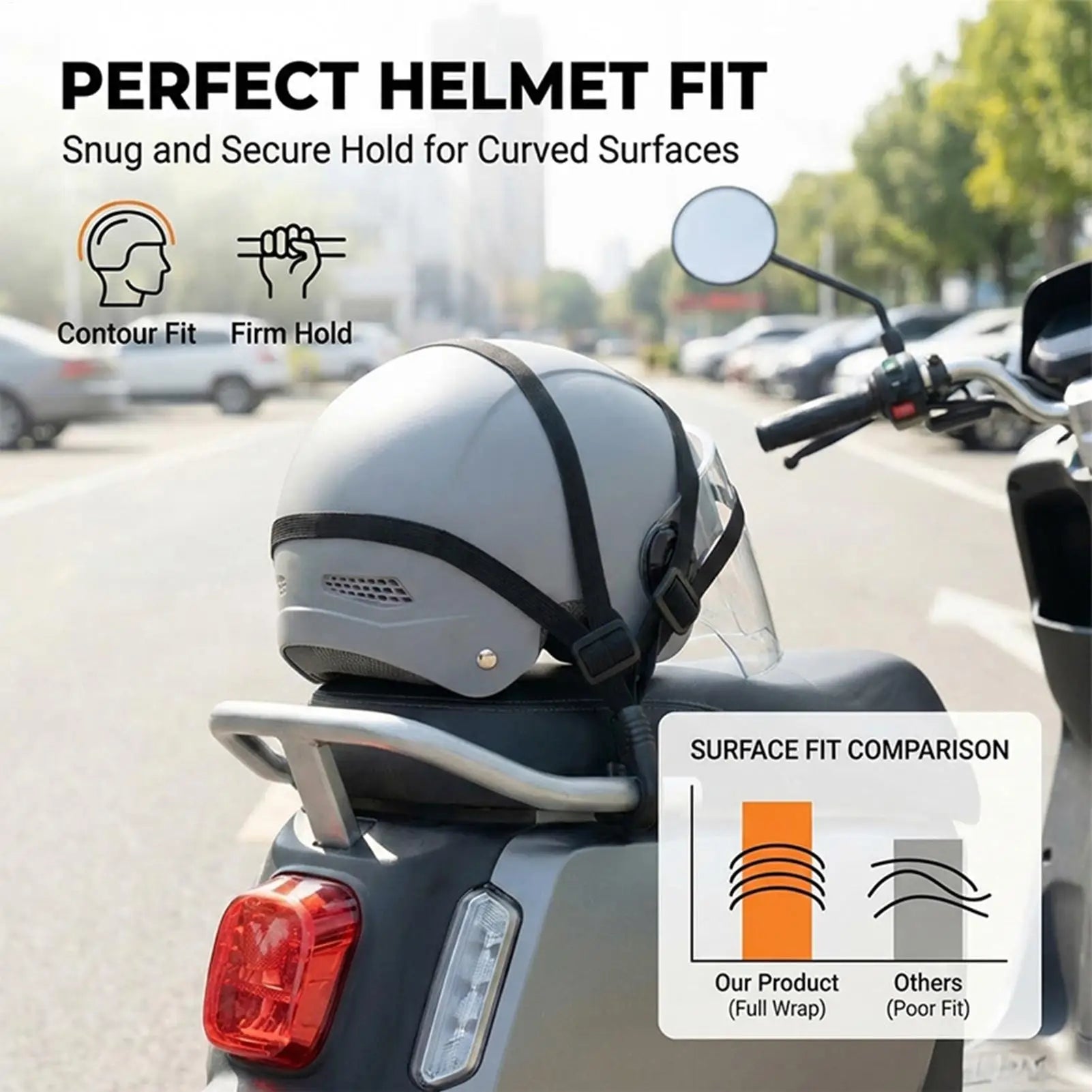 Motorcycle Helmet Luggage Strap Universal Elastic Suitcase with Safety Hook Versatile Helmet Mesh Gear Transport Buckle Rope Zpaxo