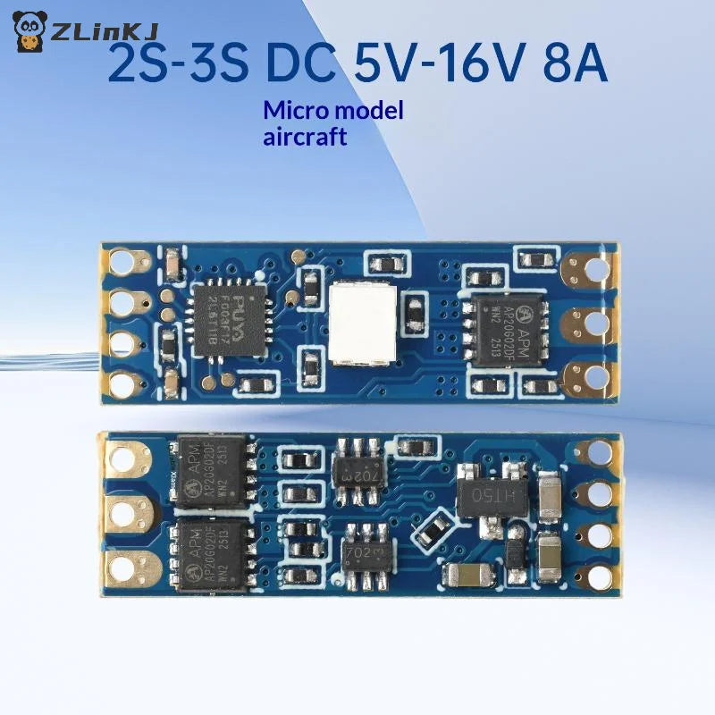 ▶2S-3S DC 5V-16V 8A Mini RC Model Brushless ESC PWM Motor Driver ESC Board DL03 Micro Brushless ESC Controller Zpaxo