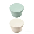 Lidded Hybrid Pizza Dough Box Multi-functional Foldable Non-stick Zpaxo 1green and1white