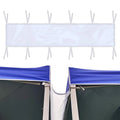 Canopy Rain Gutter Detachable Clear Extender Guard Canopy Awning Attachment for Outdoor Backyard Deck Porch Camping Lawn Pool Zpaxo Default Title