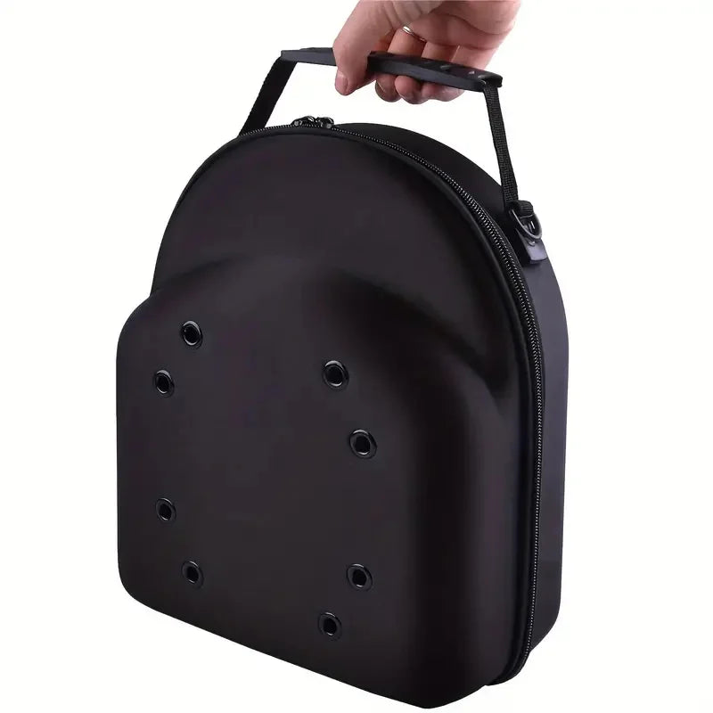 Hat Travel Bag Baseball Cap Case Sport High Quality Storage Box Display EVA Carrying Bags Solid Color Unisex Baseball Zpaxo black