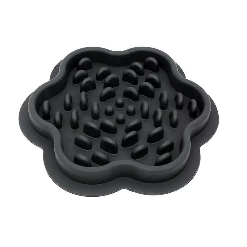 Pet Products Mat For Dogs Cats Slow Food Bowls With Suction Cup Feeding Food Silicone Lick Pad Dog Slow Feeders Treat Dispensing Zpaxo black