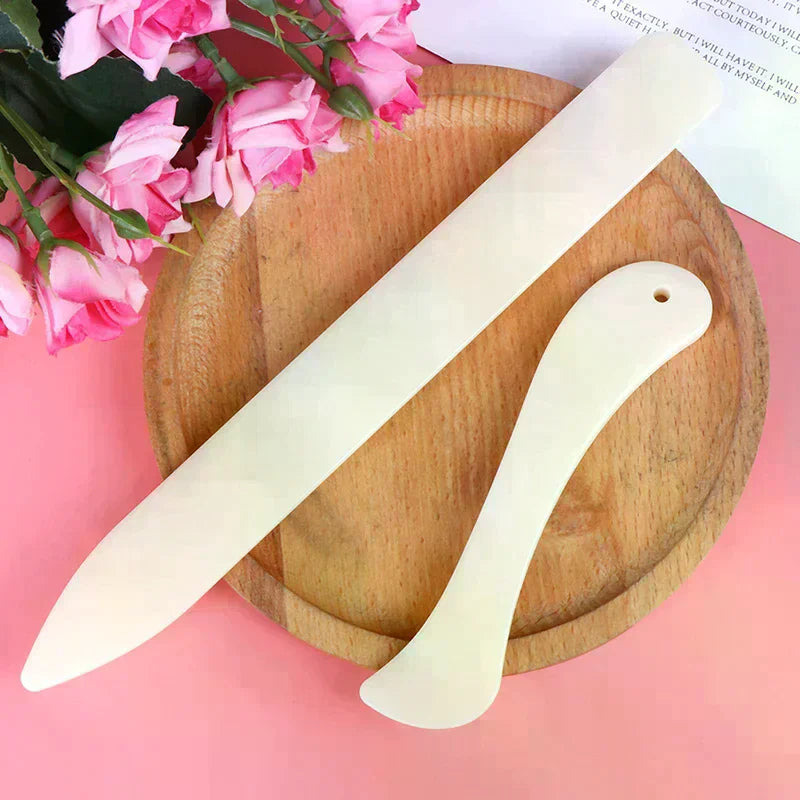 Leather Scoring Folding Creasing Paper Accessory Bone Folder Craft Tools 2Pcs Zpaxo