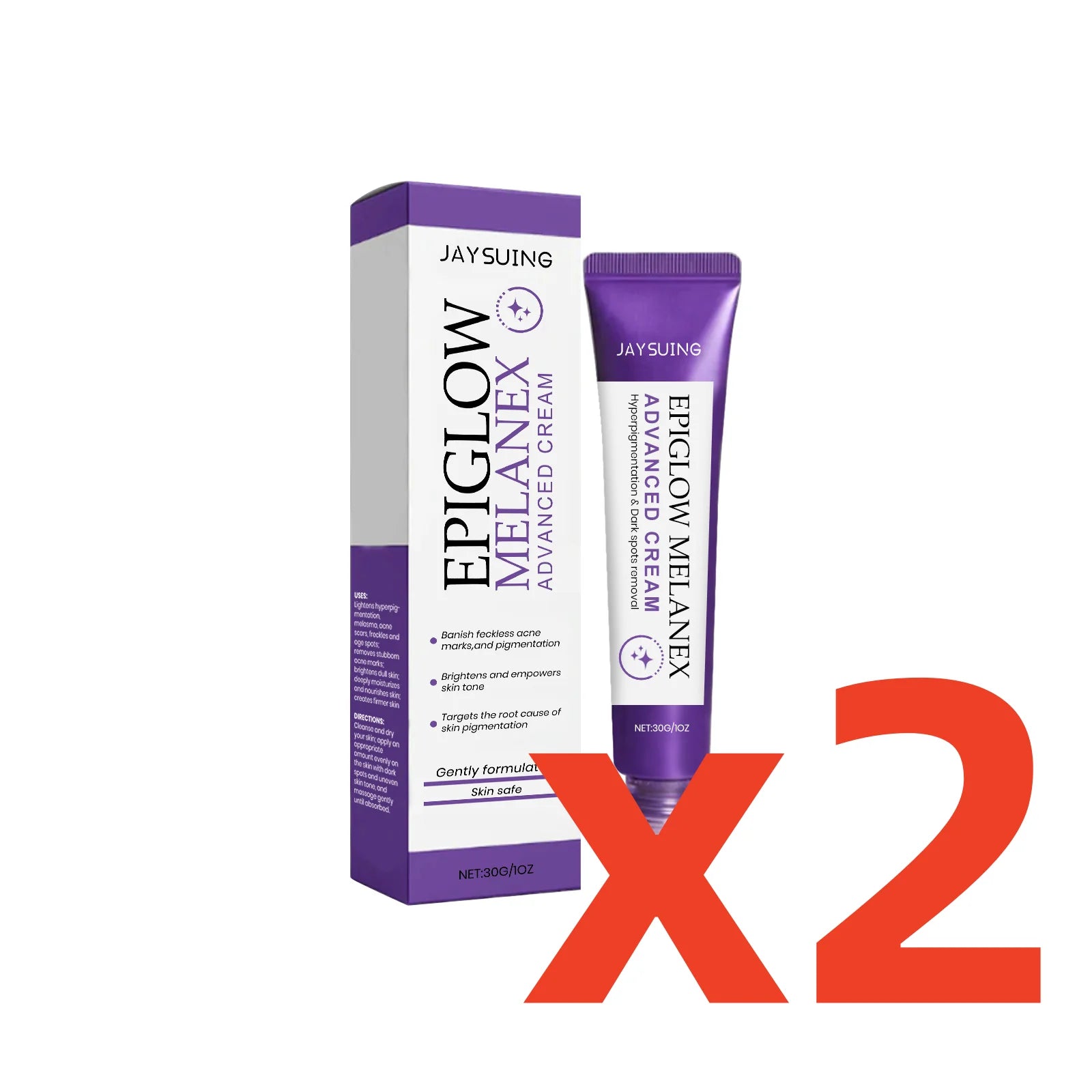 Jaysuing Dark Spot Remover Cream – Brighten & Anti-Aging 30g Dark Spot Face Cream Zpaxo 60g boxed 30g