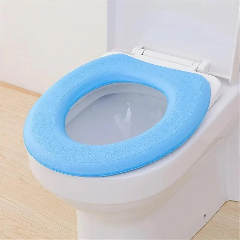 Waterproof Silicone Toilet Seat Cover – Washable & Portable