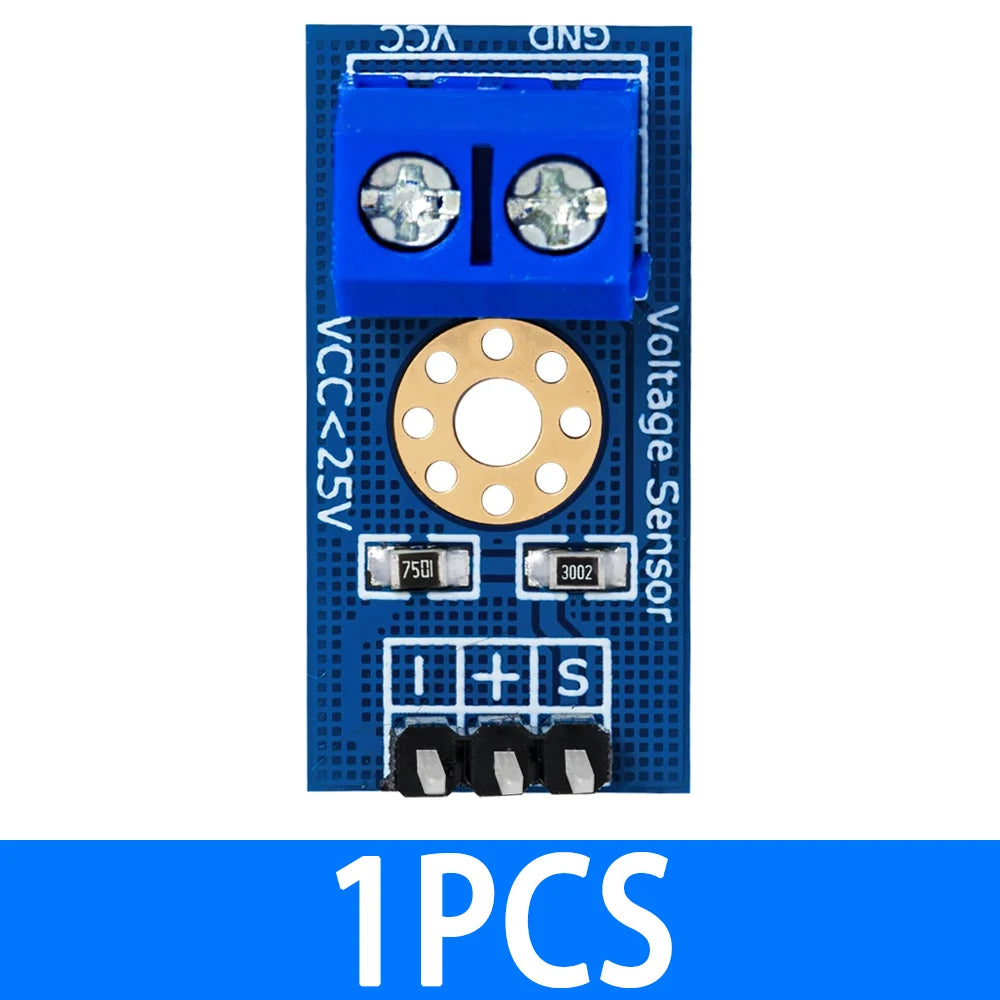 0-25V DC Voltage Detection Module Wide Range Monitoring Sensor Zpaxo 1PCS