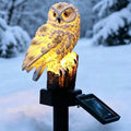 Solar-powered Owl Garden Ground Light Outdoor Waterproof LED Lawn
