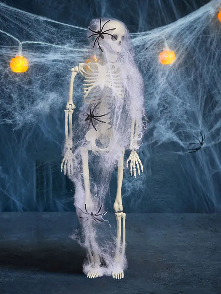 Halloween Skeleton Decoration Full Body Movable Joints Hanging Decor