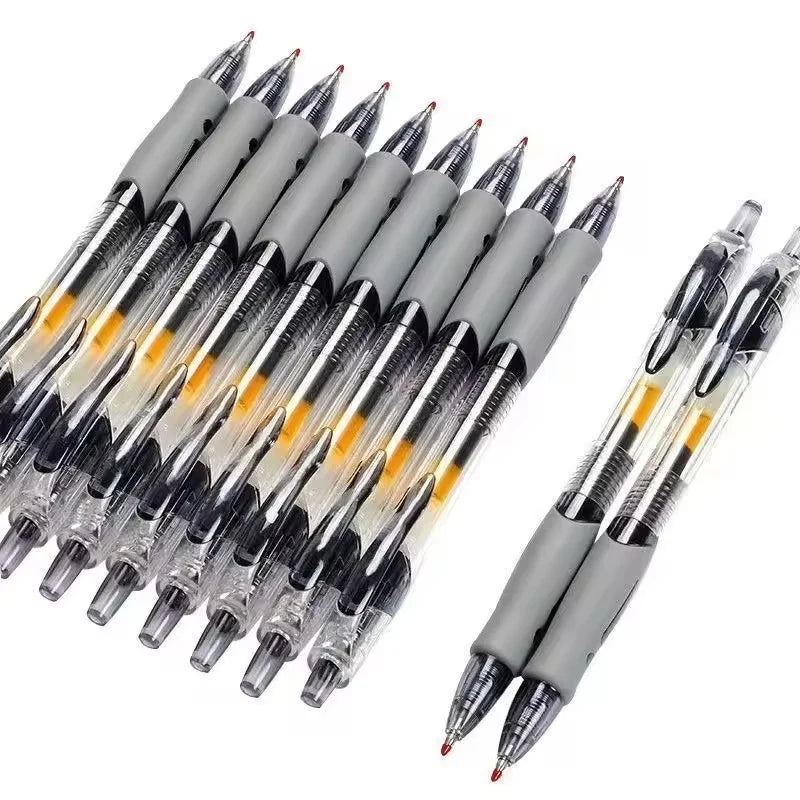 6- Retractable Gel Pens School Office Students Smooth Writing Ink