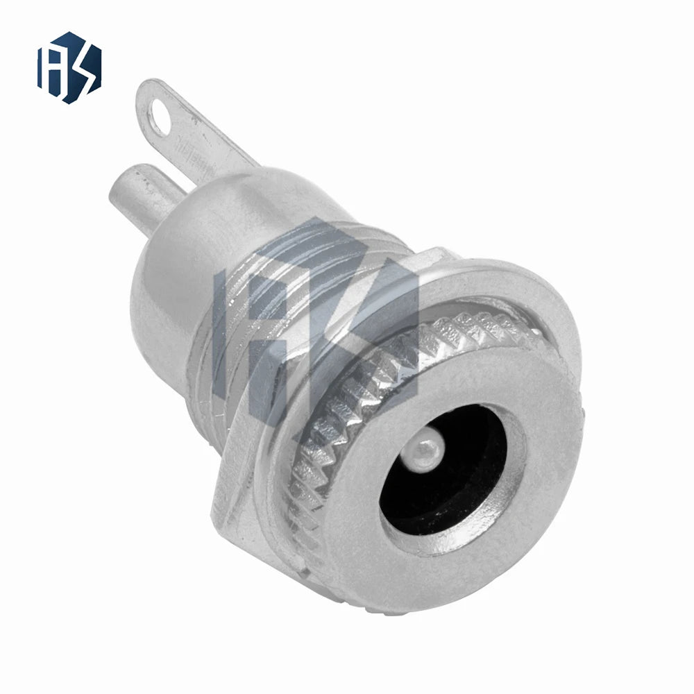 5 DC099 Metal Panel DC Power Jack Mounting Hole 5x2 Female Socket Zpaxo