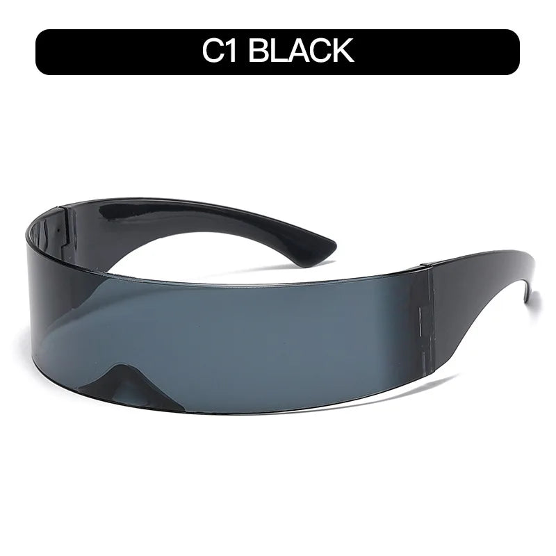 Cosplay Eye Mask Lenses Mardi Gras Mask Cool Carnaval Mask for Men Future Style Photo Props Cosplay Anime Eyewear Styling Props Zpaxo 1