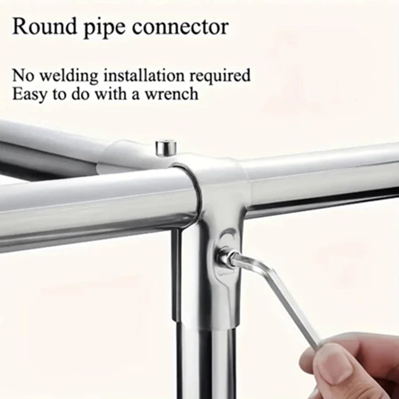 Fixed Clamp Structural Piping Connectors Packs 5 10 Metal Material Zpaxo