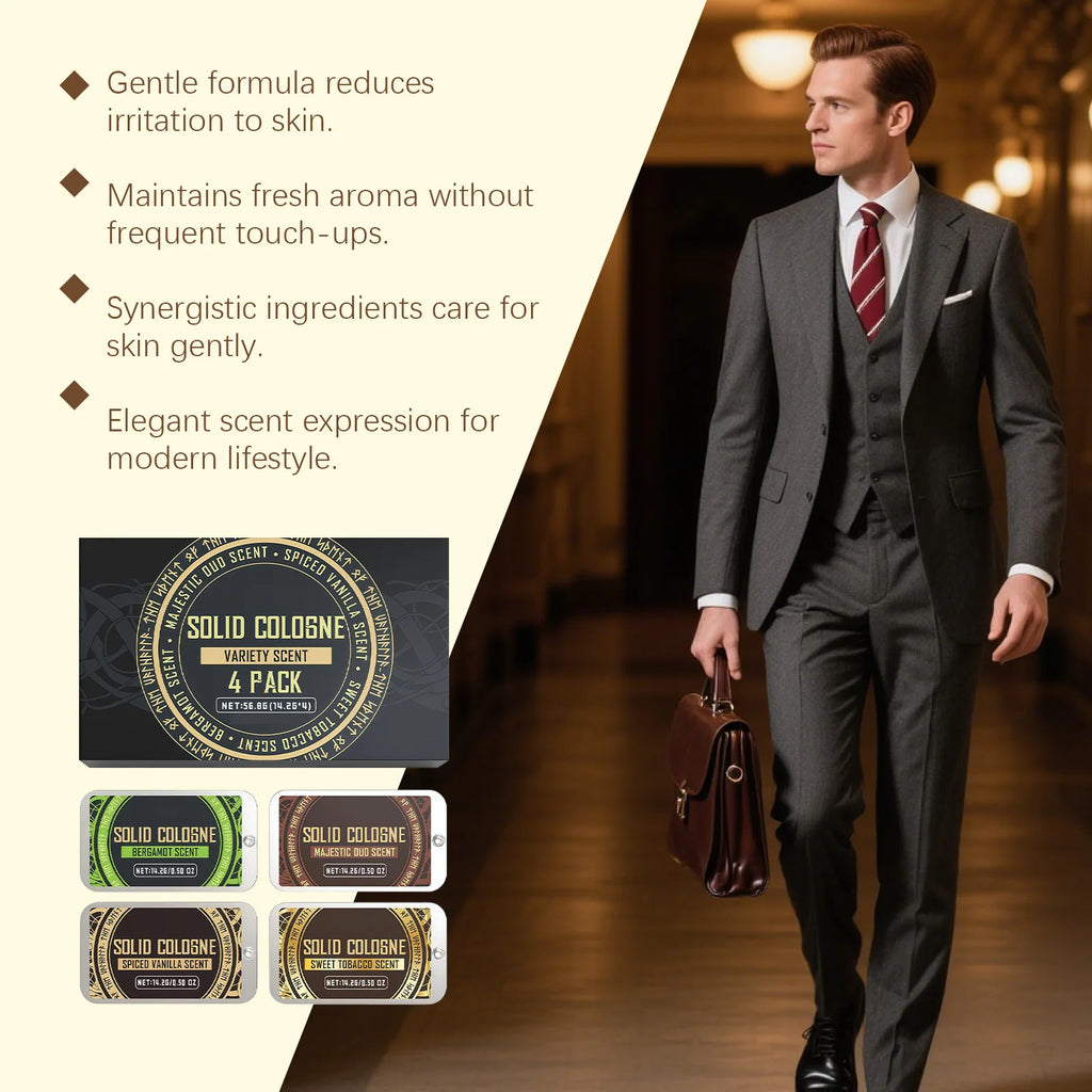 Men's Solid Perfume Balm – Fruity Woody Pheromone Fragrance Solid Perfume Balm Zpaxo