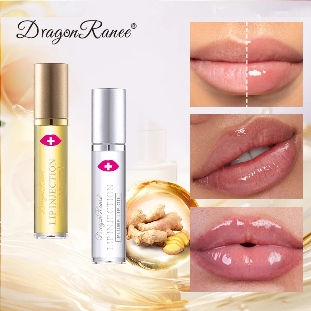 Lip Plumping Oil Moisturizing and Hydrating, Color-Enhancing Base Lip Care Lip Liquid, Glass Lip Effect, Glossy Mirror Finish, Gentle Colorless Lip Oil Zpaxo