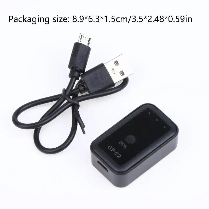 GF22 Mini GPS Tracker – Real-Time Locator & SOS for Kids, Pets, Cars