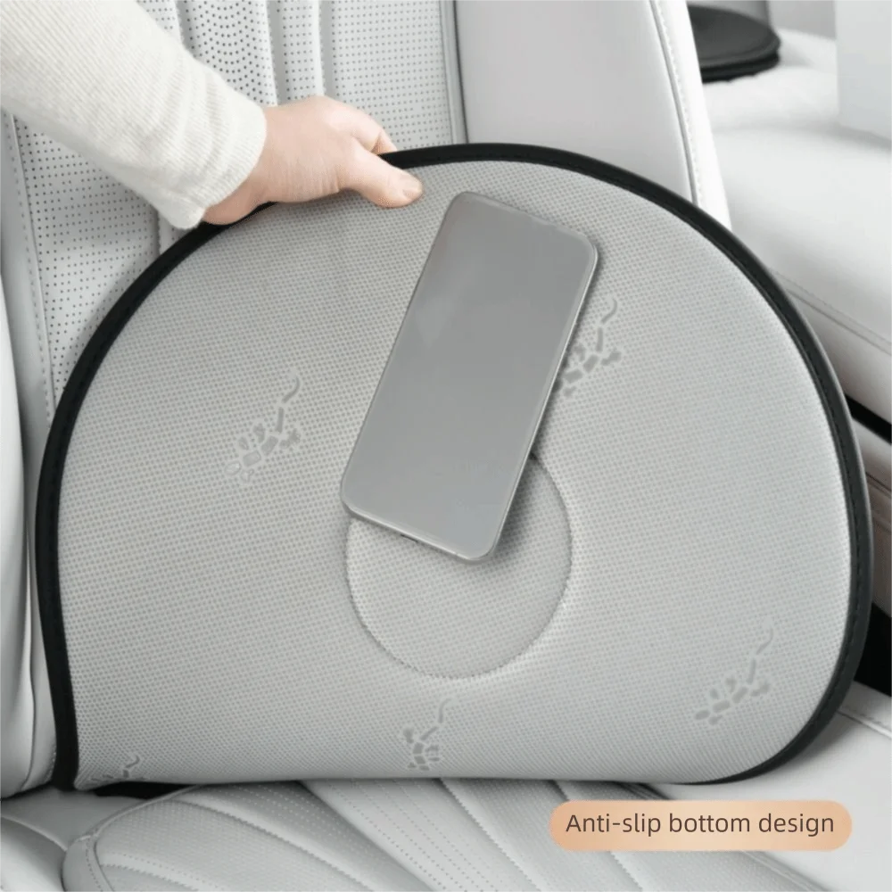360 Degree Rotating Car Seat Cushion Anti-slip Mat Punching Design Zpaxo