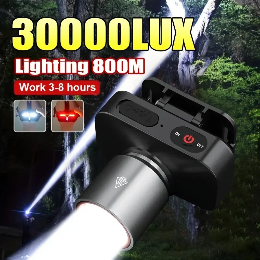 POCKETMAN LED Headlamp USB Rechargeable – 3 Modes, Waterproof