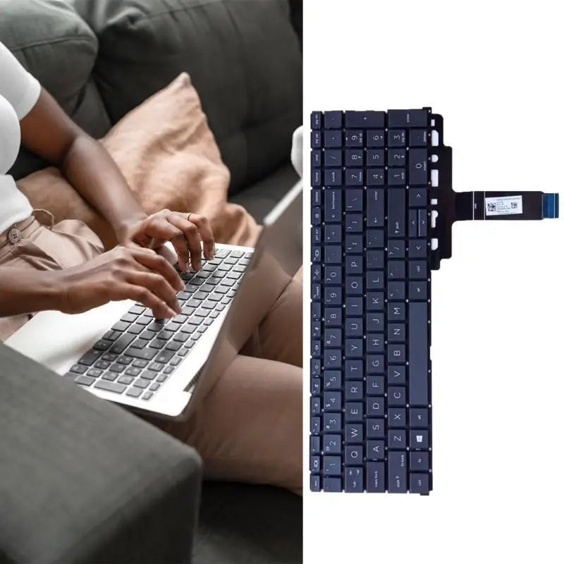 652F US Layout English Keyboard for HP ProBook 450 455 No Frame No Backlit Zpaxo