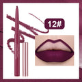 Matte Lip Liner, Three-Dimensional, Delicate and Smooth, a Must-Have for Beginners, Non-Stick, Outlines the Lip Shape, Waterproof, Easy to Apply, Versatile for Daily Use Zpaxo 12Dr7004