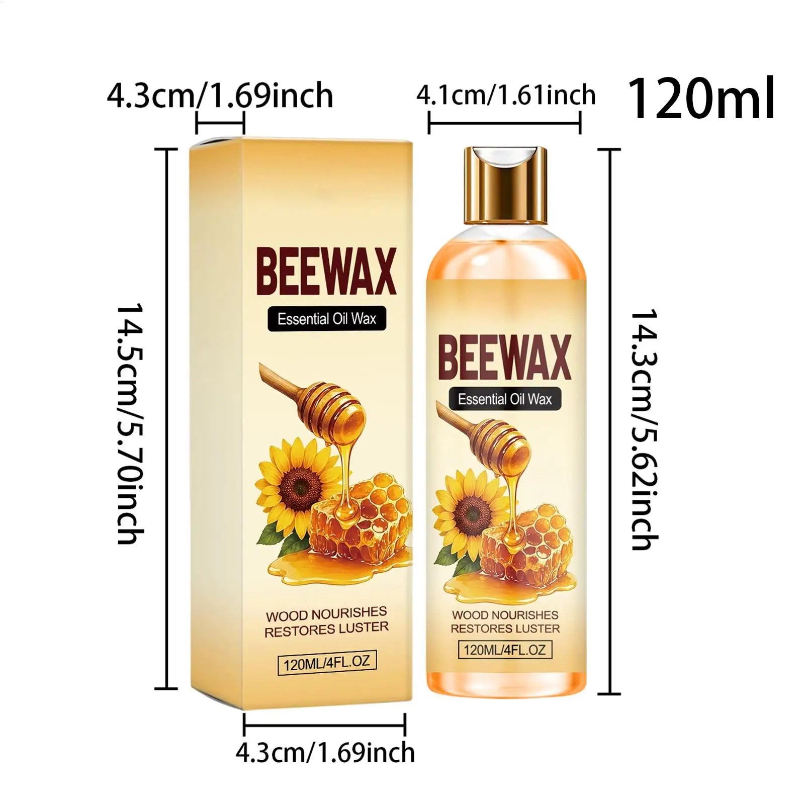 Furniture Wax Waterproof Protection Wood Polishing Bee Laminate Door