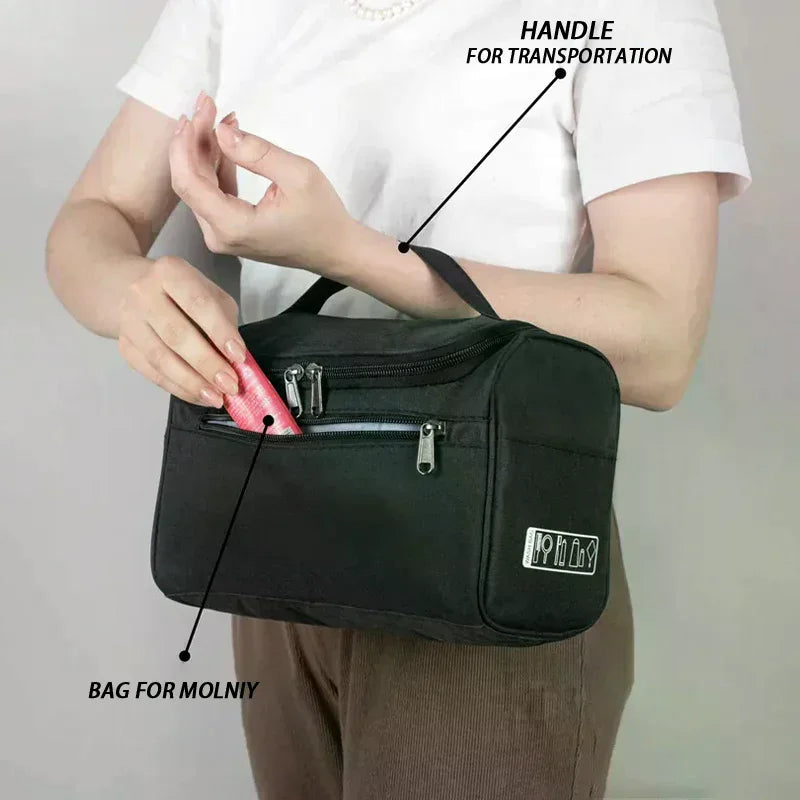 Multifunctional Travel Storage Toiletry Cosmetic Bag Unisex Hook Zpaxo
