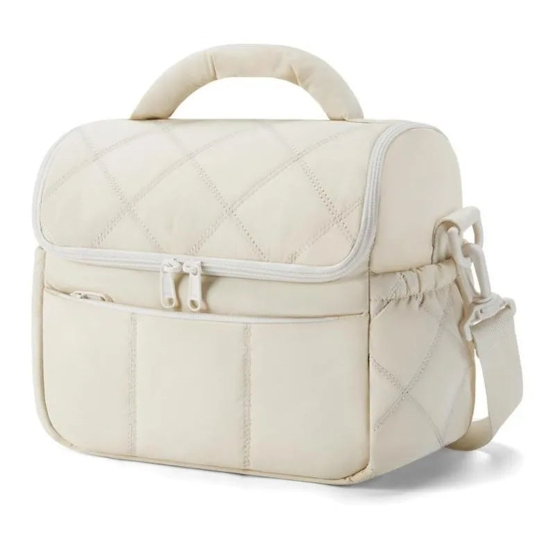 Hot Soft Lunch Bag, Tasi Long Thread Sewn, Waterproof, Ice Bag, Multi-functional Handheld Cross-body Insulated Bag Zpaxo