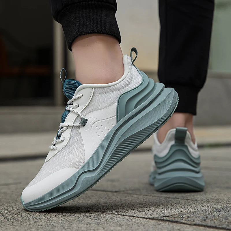 Men's Casual Sneakers Luxury Trainer Shoes Breathable Race Running
