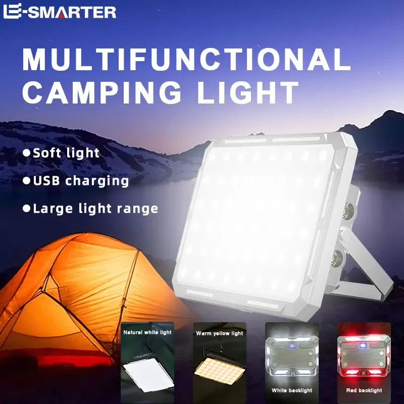 ESMARTER 1000LM LED Camping Lantern – Rechargeable Work Light Rechargeable Camping Lantern Zpaxo
