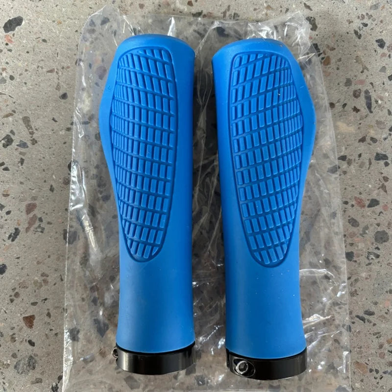 1Pair MTB Bike Handlebar Grips Anti-Skid Comfortable Lockable Soft Rubber Cycling Accessory Zpaxo
