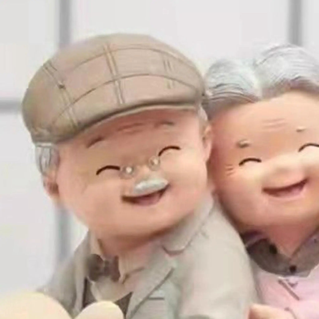 Old Couple Figurine – Resin Elderly Couple Statue Home Decor Resin Couple Figurine Zpaxo