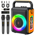 Fanfun S65 Portable Bluetooth Karaoke Speaker 2 Wireless Microphone