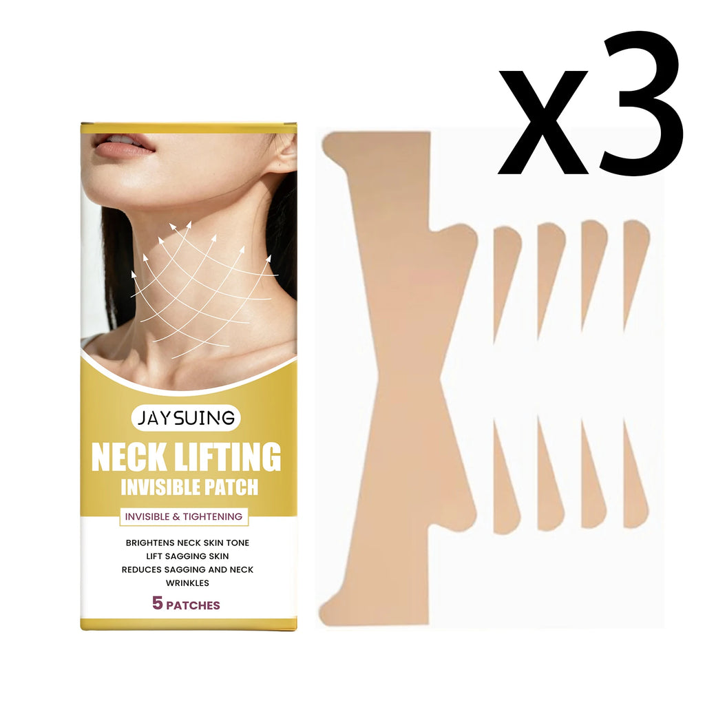 Jaysuing Neck Lifting Patch – Firm Skin & Reduce Wrinkles (5 PCS) Neck Firming Patch Zpaxo 3X5PCS