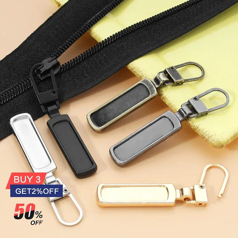 Metal Zipper Pull Tabs & Repair Kit – 5/25pcs Sliders