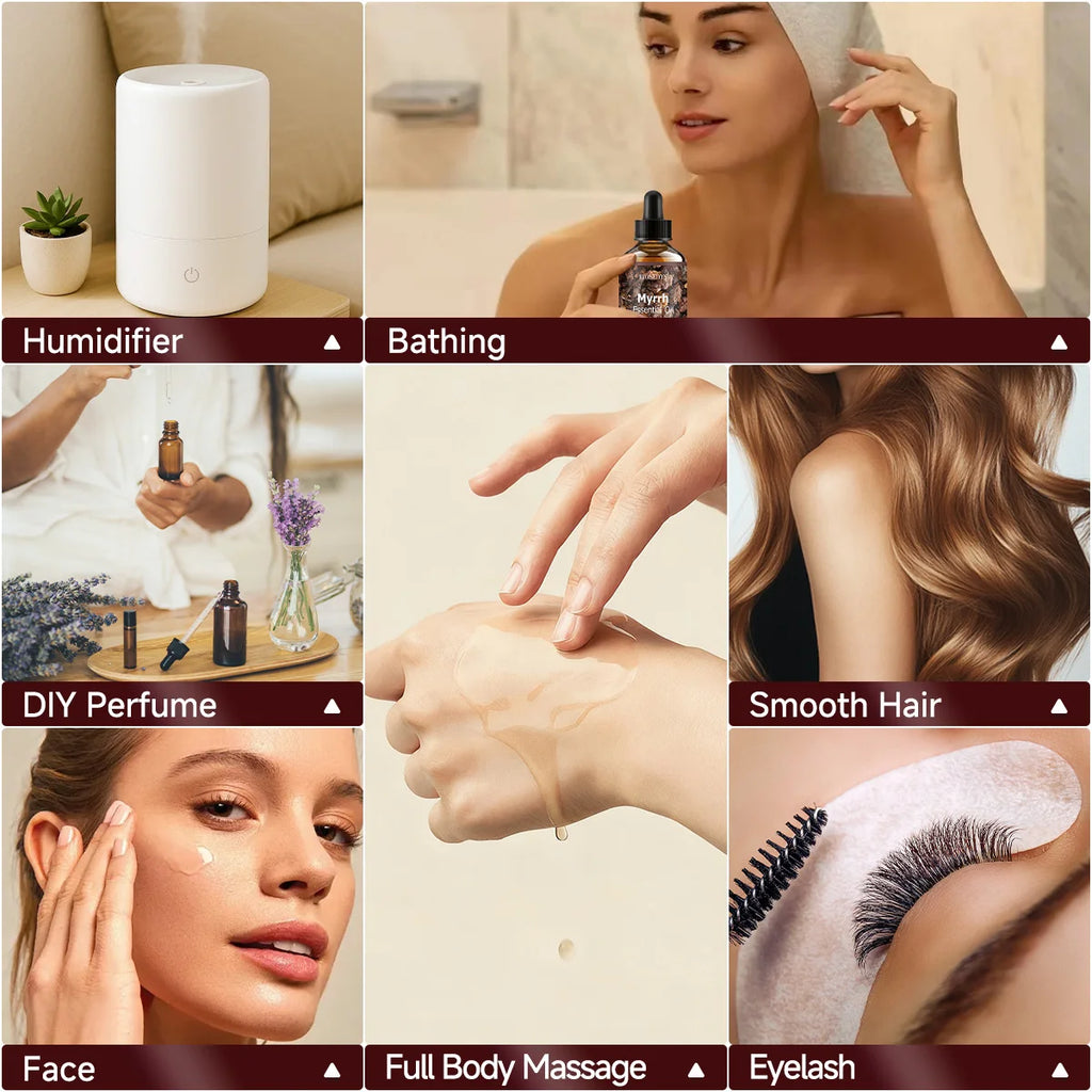 Myrrh Essential Oil Natural Fragrance Suitable Body Massage Zpaxo