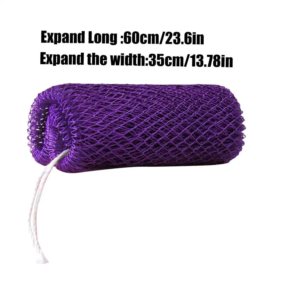 African Net Exfoliating Bath Sponge – Body Scrub & Deep Cleanse Exfoliating Bath Sponge Zpaxo Purple