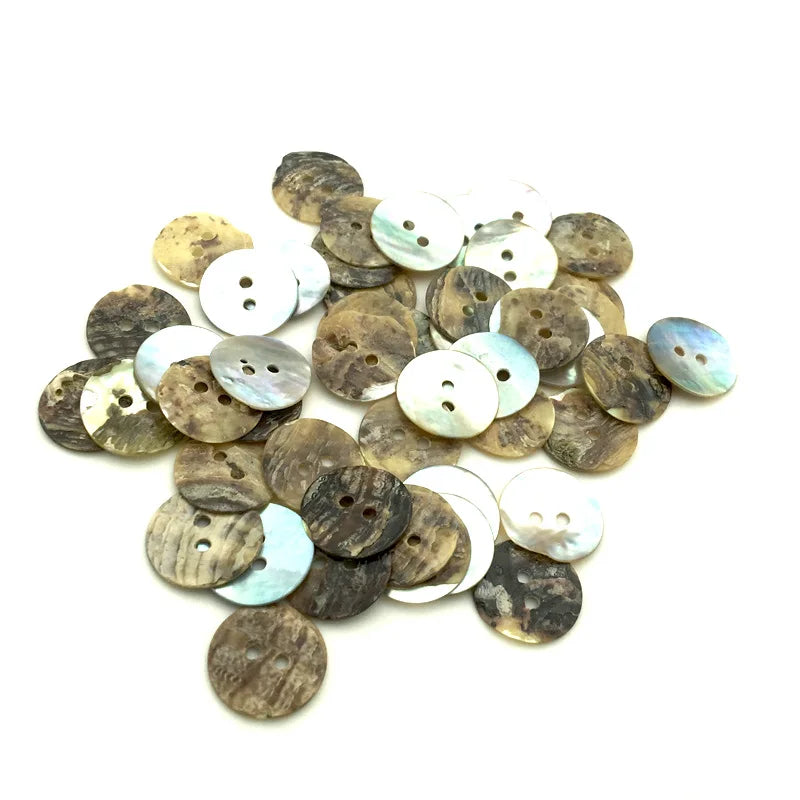 11 15 18 Natural Shell Sewing Buttons Japan Mother Pearl MOP Round 2