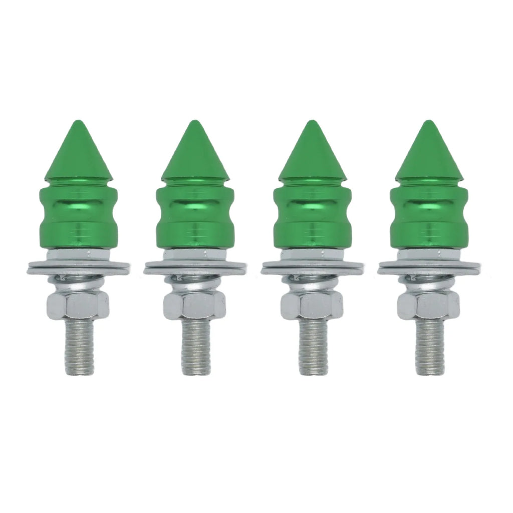 M6 Aluminum License Plate Screws – Car & Motorcycle 4-Pack