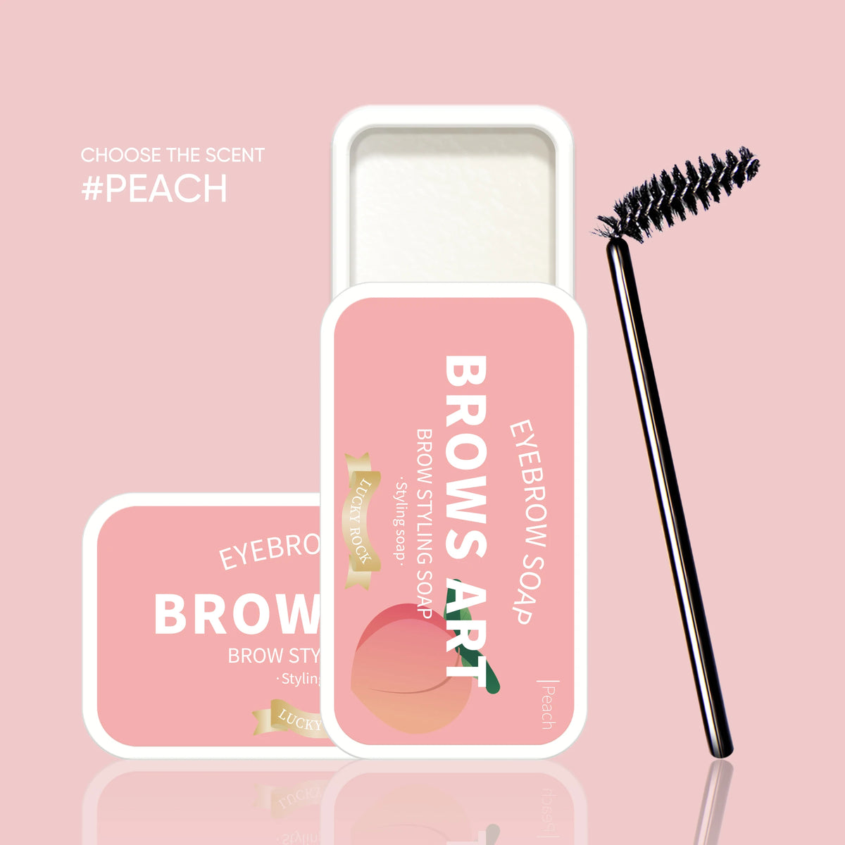 Four-color versatile eyebrow styling cream, waterproof eyebrow styling gel, eyebrow soap, refreshing, long-lasting and natural Zpaxo H8025-shuimitao