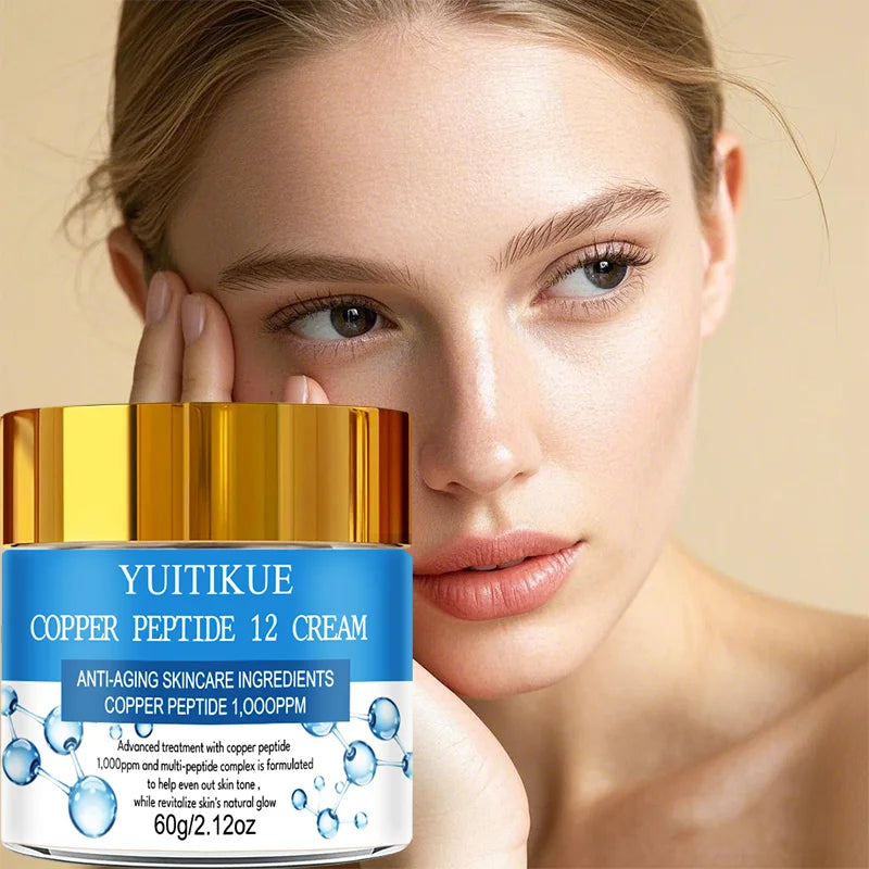 YUITIKUE Copper Peptide Anti-Aging Cream | 60g Face Moisturizer Anti-Aging Face Cream Zpaxo