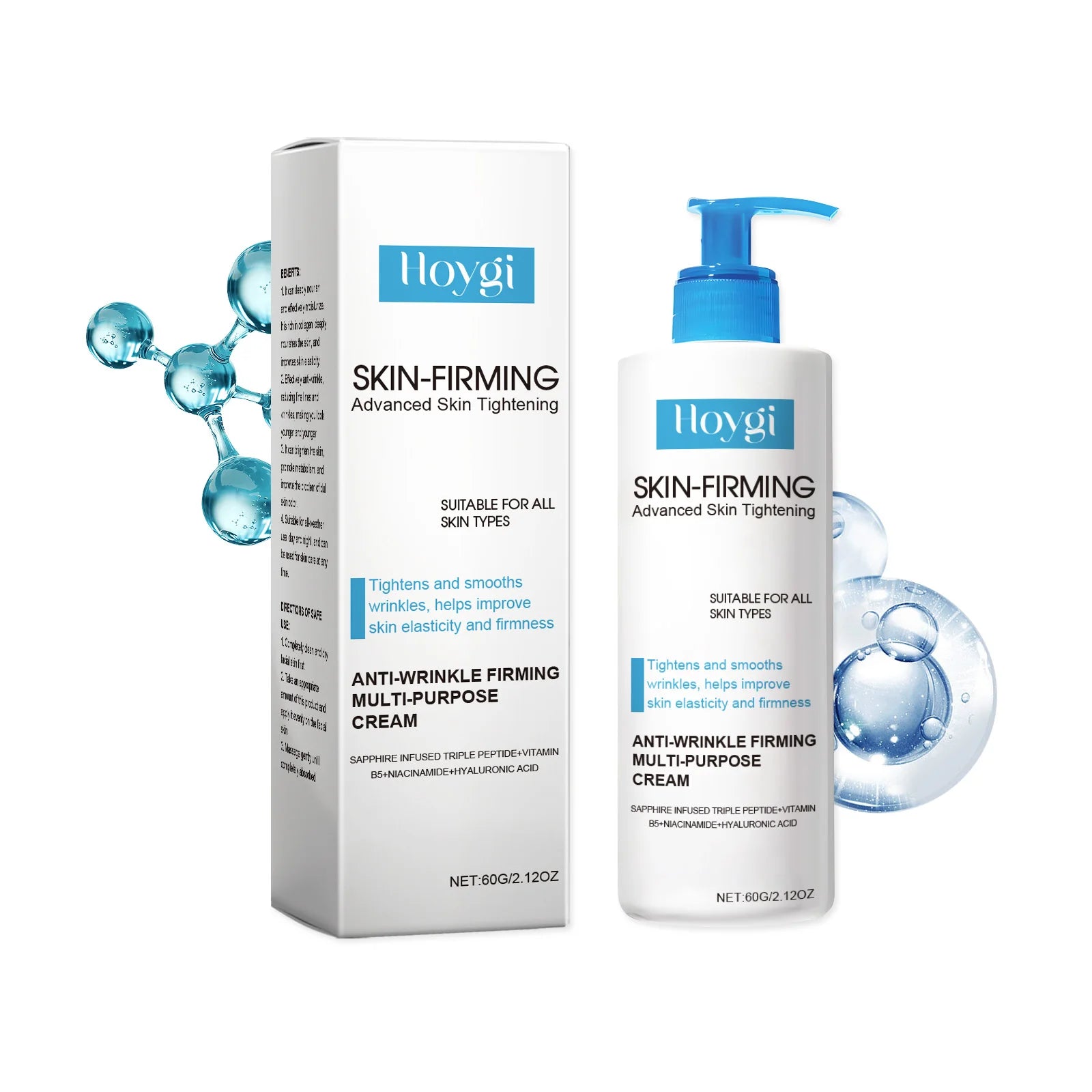Hoygi Collagen Firming Skin Serum Tightens and Lifts Elasticity-Boosting Formula Lightweight Fast-Absorbing for All Skin Types Zpaxo 1PC