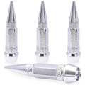 4-Pack 60mm Aluminum Tire Valve Stem Caps – Car, Truck & Moto