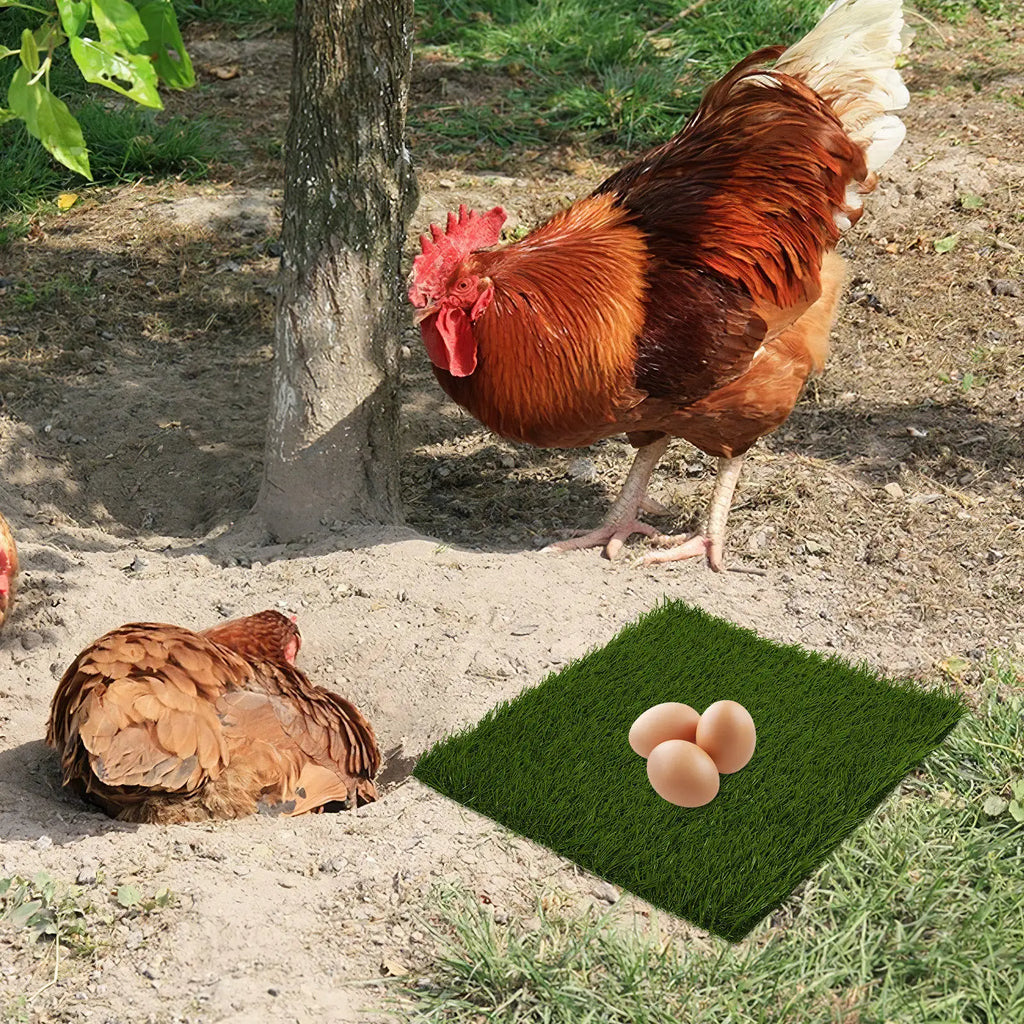 Reusable Nesting Pads Chicken Coop Artificial Turf Laying Comfortable
