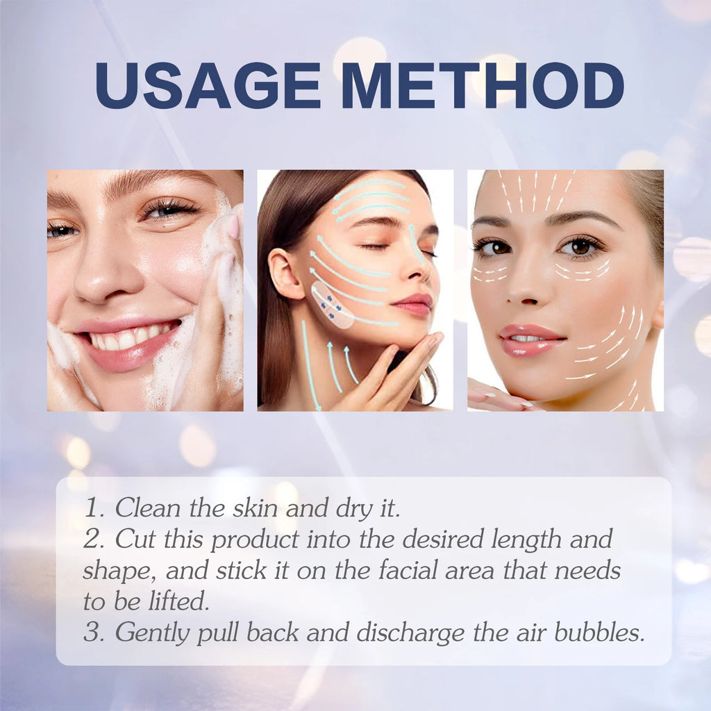 60Pcs V Lift Face Sticker Invisible Makeup Adhesive Lift Face Tape Slim Patch Breathable Sticker Lifting Tighten Chin Zpaxo